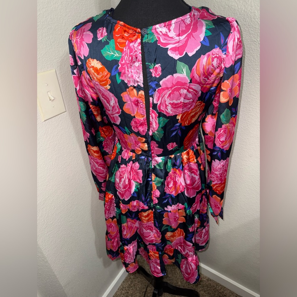 Mi Ami Floral Fairycore Cottagecore Coquette Babydoll Romantic Dress- Medium - Picture 7 of 9